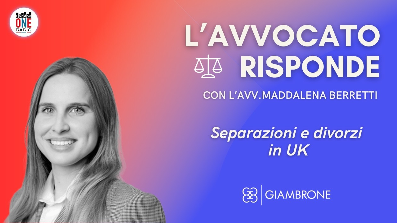 Как происходит развод и расставание для итальянцев в Великобритании?
