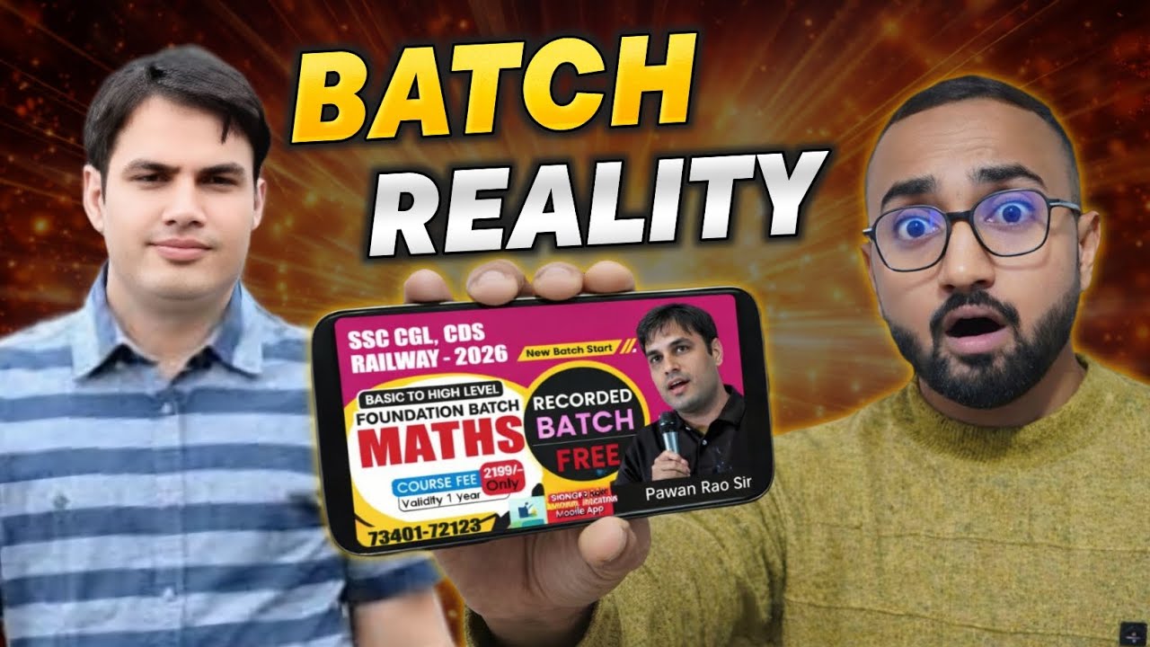 Pawan Rao Sir Maths Batch Review| Maths Batch Reality