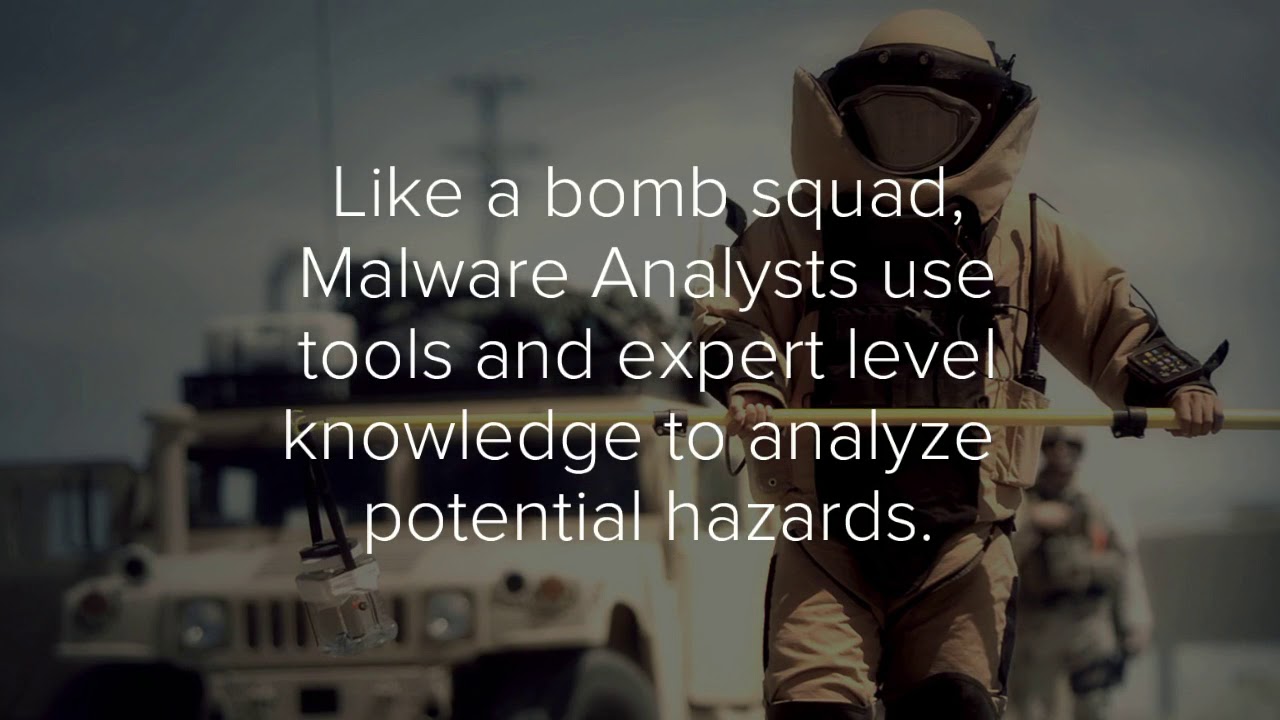 Cyber Roles - Malware Analyst: The Bomb Squad