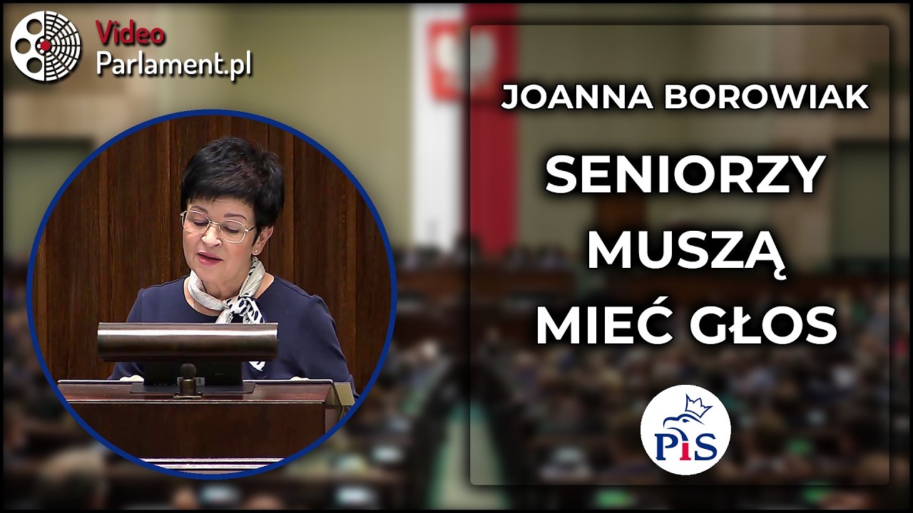Joanna Borowiak: Seniorzy muszą mieć głos w polityce
