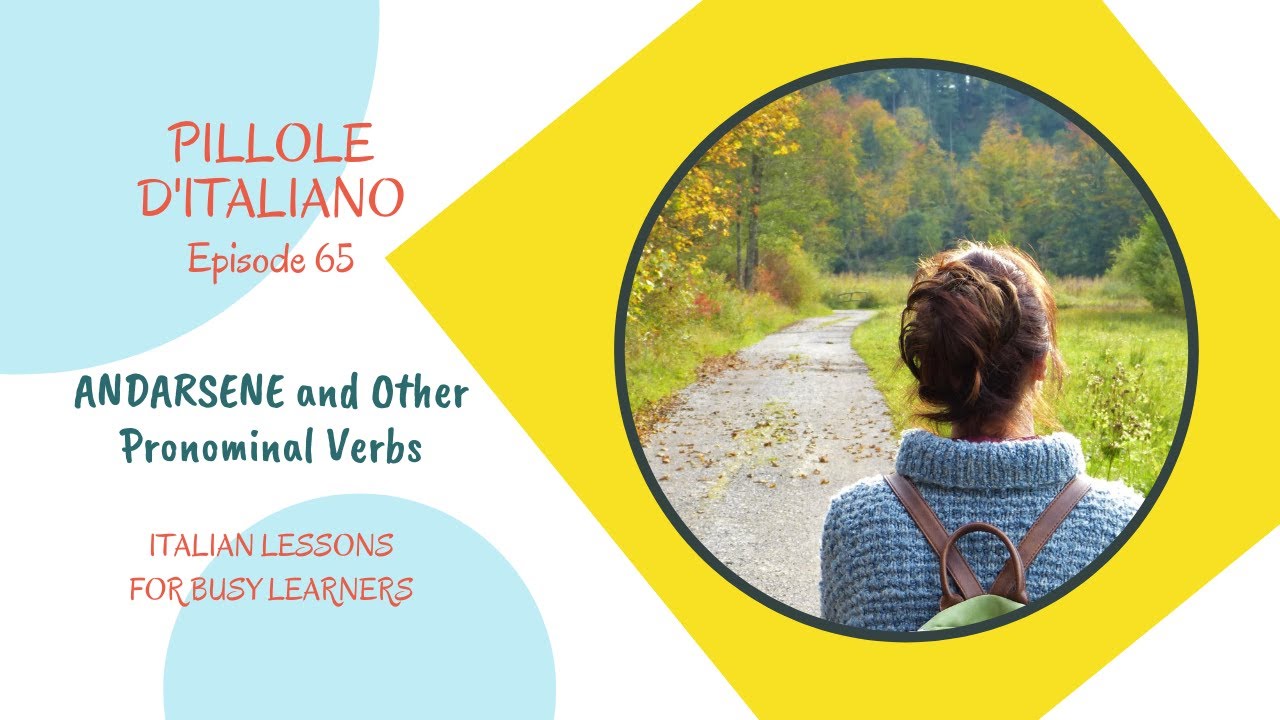 ANDARSENE, SENTIRSELA, and other common Italian PRONOMINAL VERBS