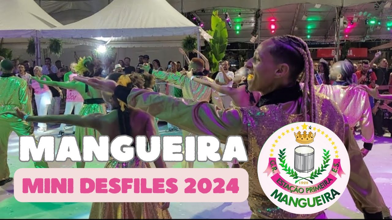MANGUEIRA 2024 || MINI DESFILE NA CIDADE DO SAMBA