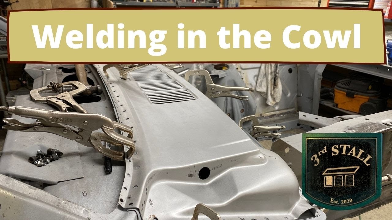 1966 Mustang Restoration Pt. 22 Welding in the Cowl