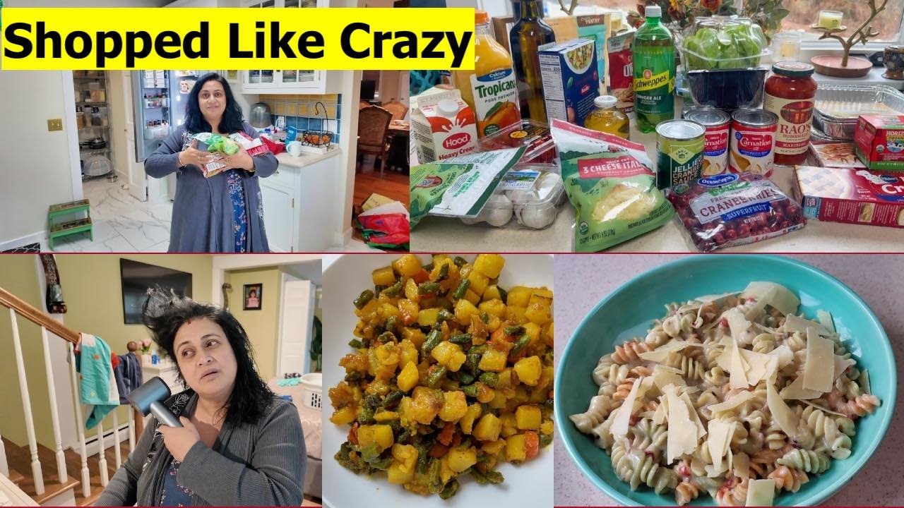 Shopped A Lot For THANKSGIVING PARTY | Grocery Haul | Busy Day Vlog | Simple Living Wise Thinking