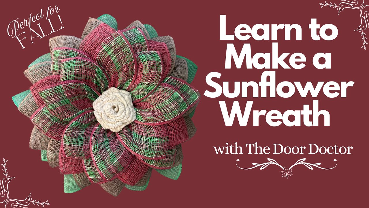 How to Make a Fall Flower Wreath/ Flower Wreath Tutorial/ Fall Wreath DIY/ Wreath Crafts