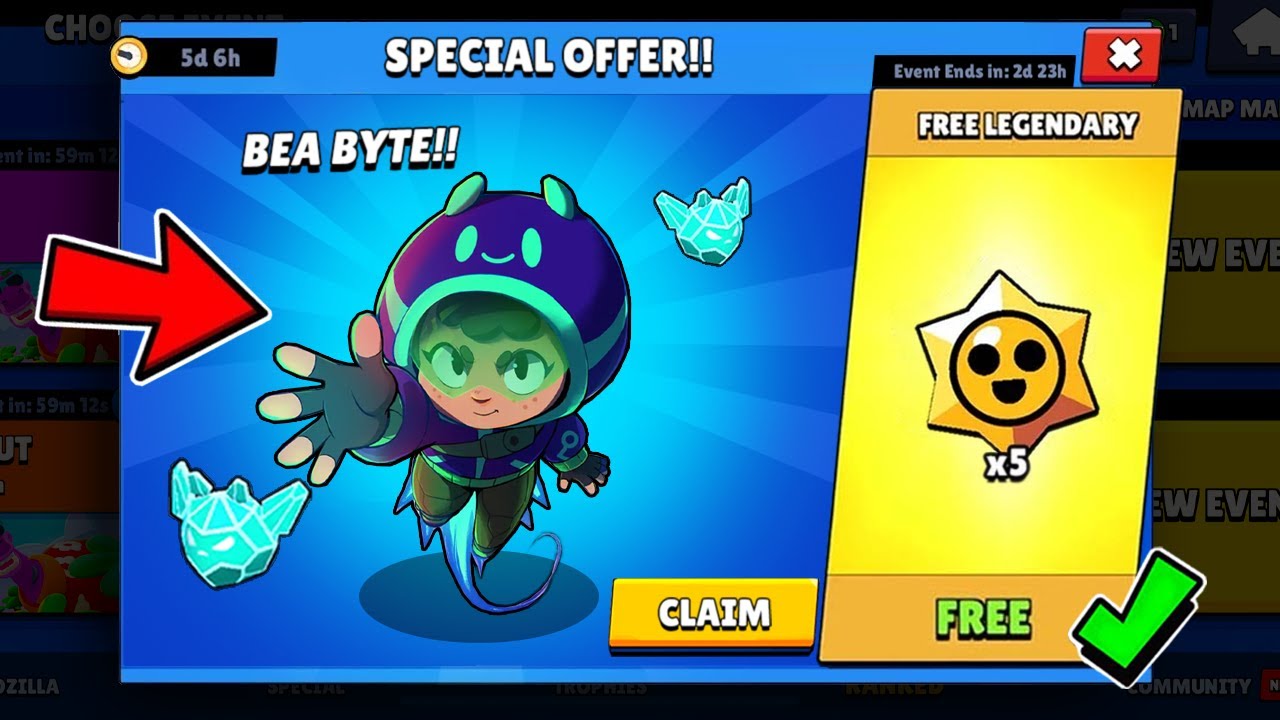 ПОДАРКИ КИБЕРБРАВЛ!!!!🎁🎁🎁- награды Brawl Stars