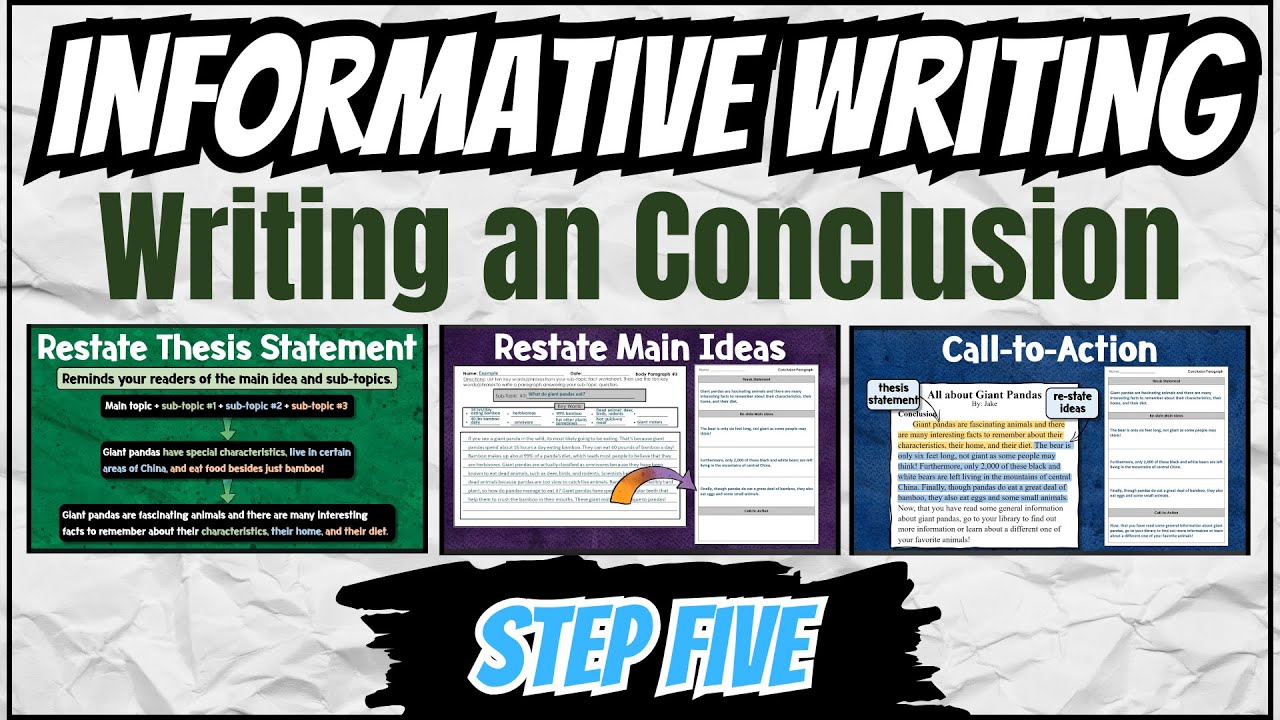 Informative Writing - Conclusion Paragraph