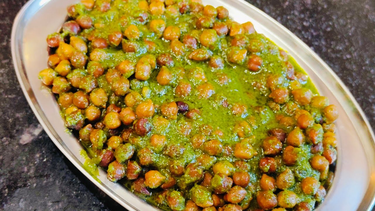 Ramzan special recipe। हरेभरे चटपटे मसालेदार चने।Harebhare Masaledaar chatpatay chana recipe 
