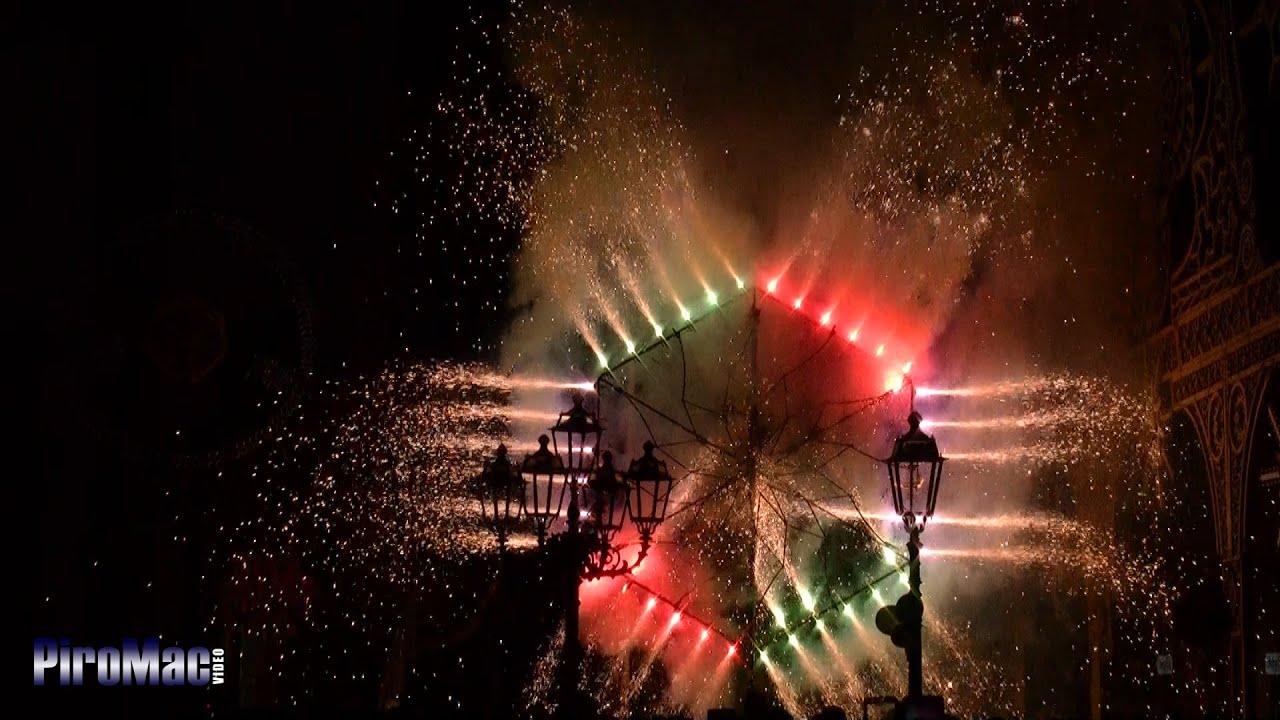 Viagrande 2020 San Mauro A. Spettacolo di Girandole Maltesi BG Malta Fireworks - © Piromac video