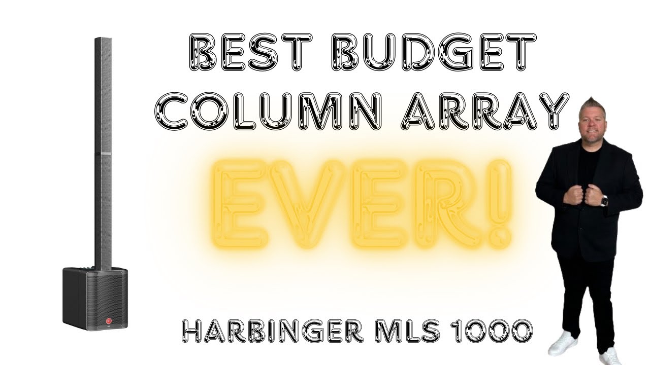 Harbinger MLS 1000 Personal Line Array Unboxing and Review - Best Budget DJ Speaker Ever!