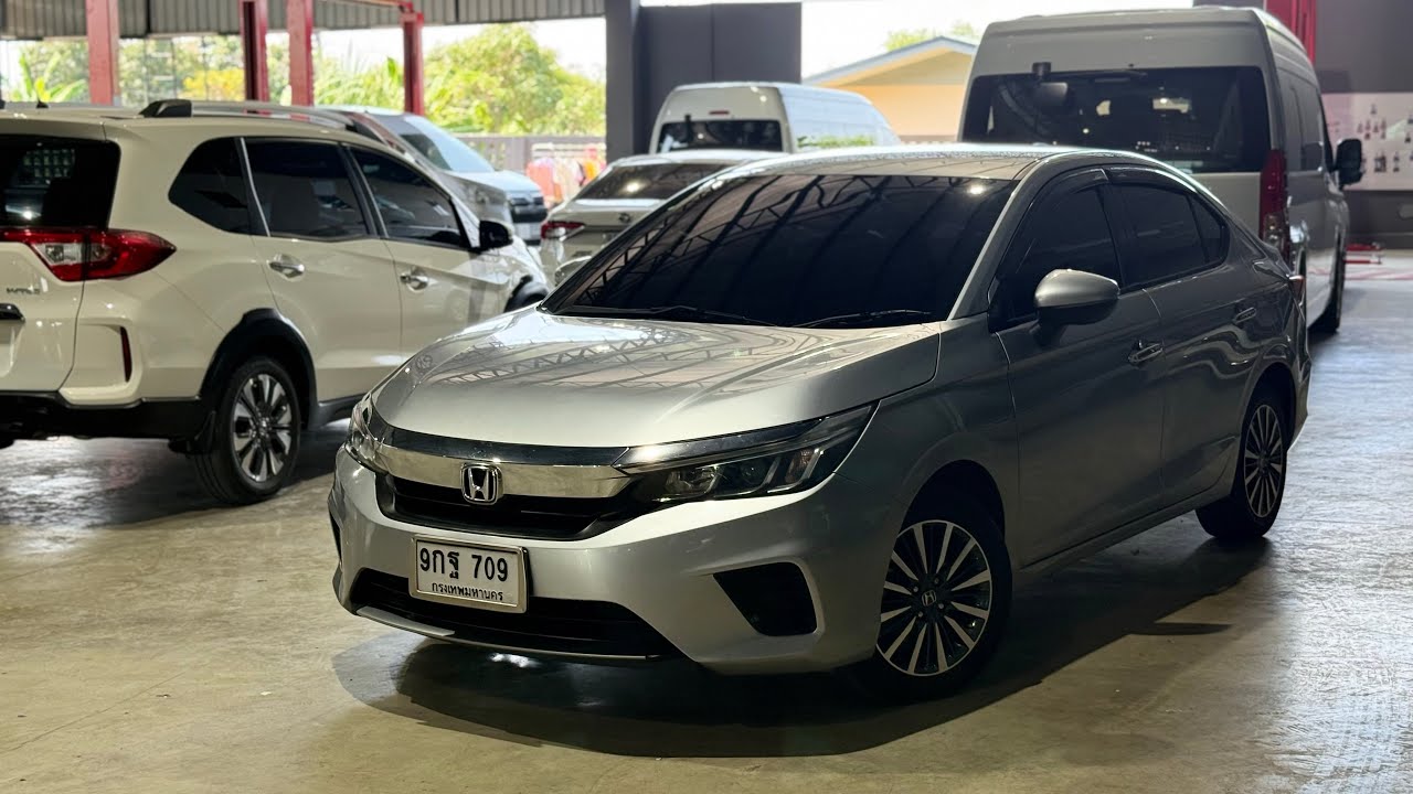 รถเก๋งโฉมใหม่ ไมล์ 6หมื่น ผ่อนเริ่มต้น 7,xxx Honda City 1.0SV Sedan ปี2021 #รถเก๋งมือสอง 