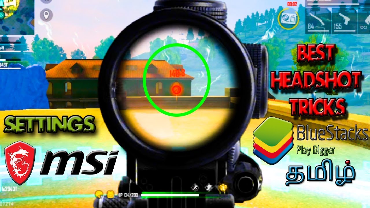 MSI App Player// BlueStacks // Best Head Shot Settings // TGP StuDio // தமிழ்