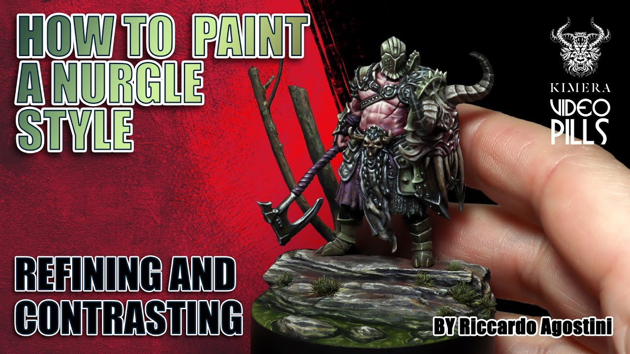 How to achieve CONTRAST and DEFINITION in a Nurgle color scheme (Pt2)