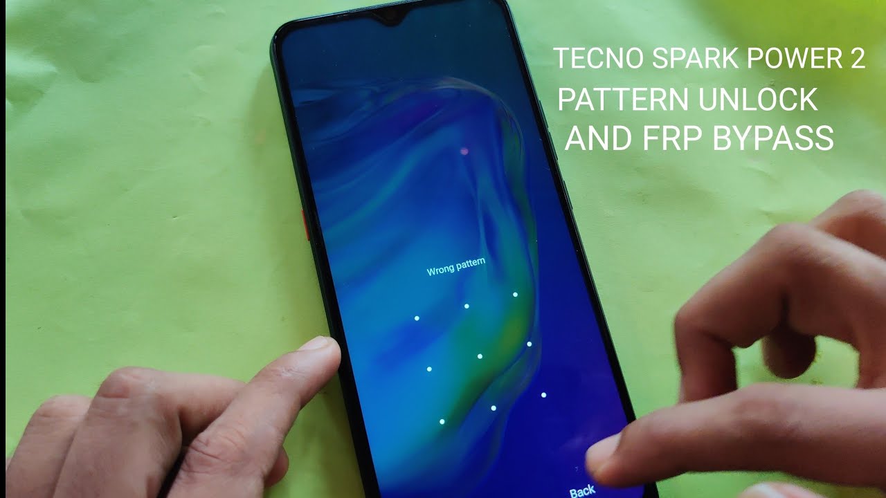 TECNO Spark Power 2 ( LC8) Pattern Unlock and FRP Bypass | Tecno Spark Power 2 Hard Reset