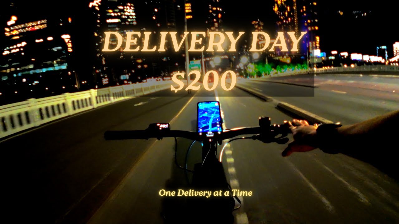 Riding an E-Bike for Food Delivery Can Earn You $200 in a Day