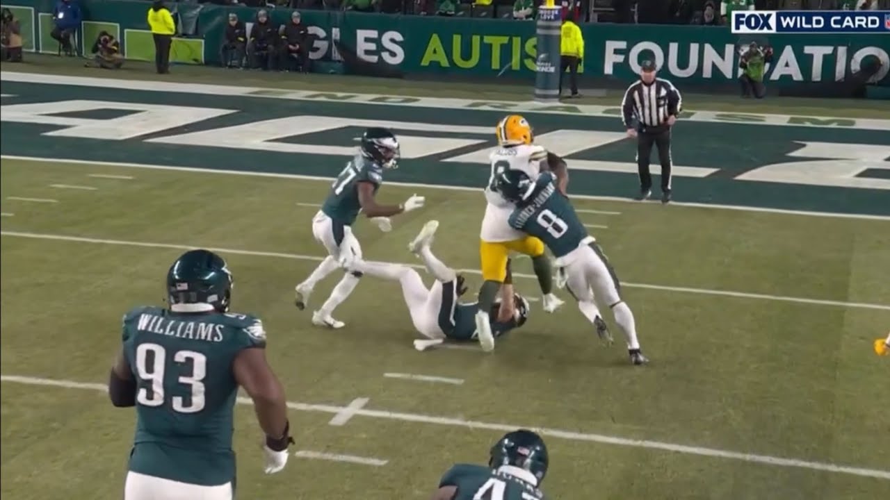 Josh Jacobs INSANE 32-Yard Run and leads to a Goaline TD vs Eagles Wild Card 😳