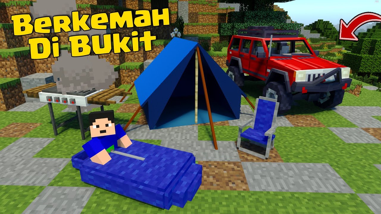 KITA BERKEMAH DI ATAS BUKIT KAMPUNG SERU DI MCPE