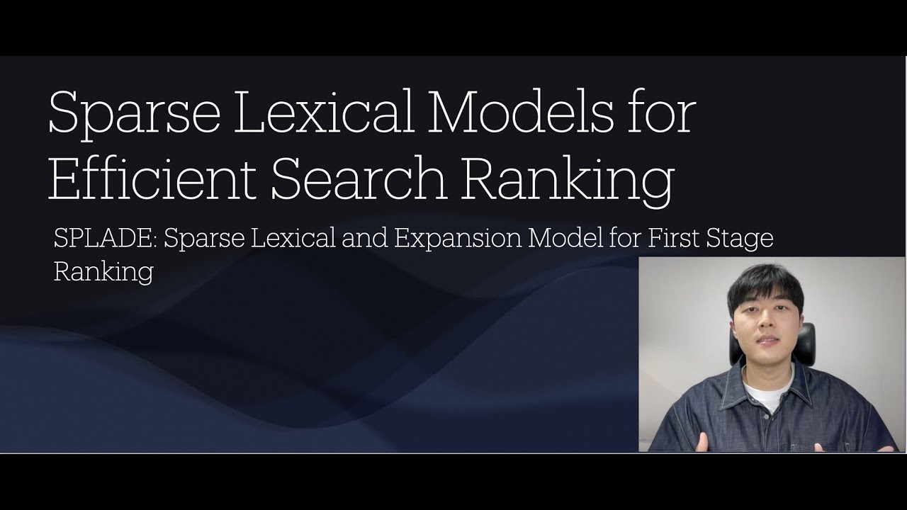 SPLADE: Sparse Lexical Models for Efficient Search Ranking