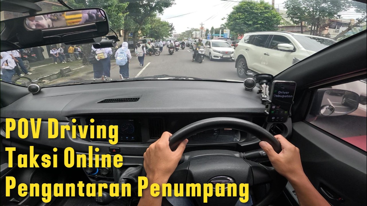 POV Driving Taxi Online Sigra Tipe D 1.0 | Pengantaran Penumpang