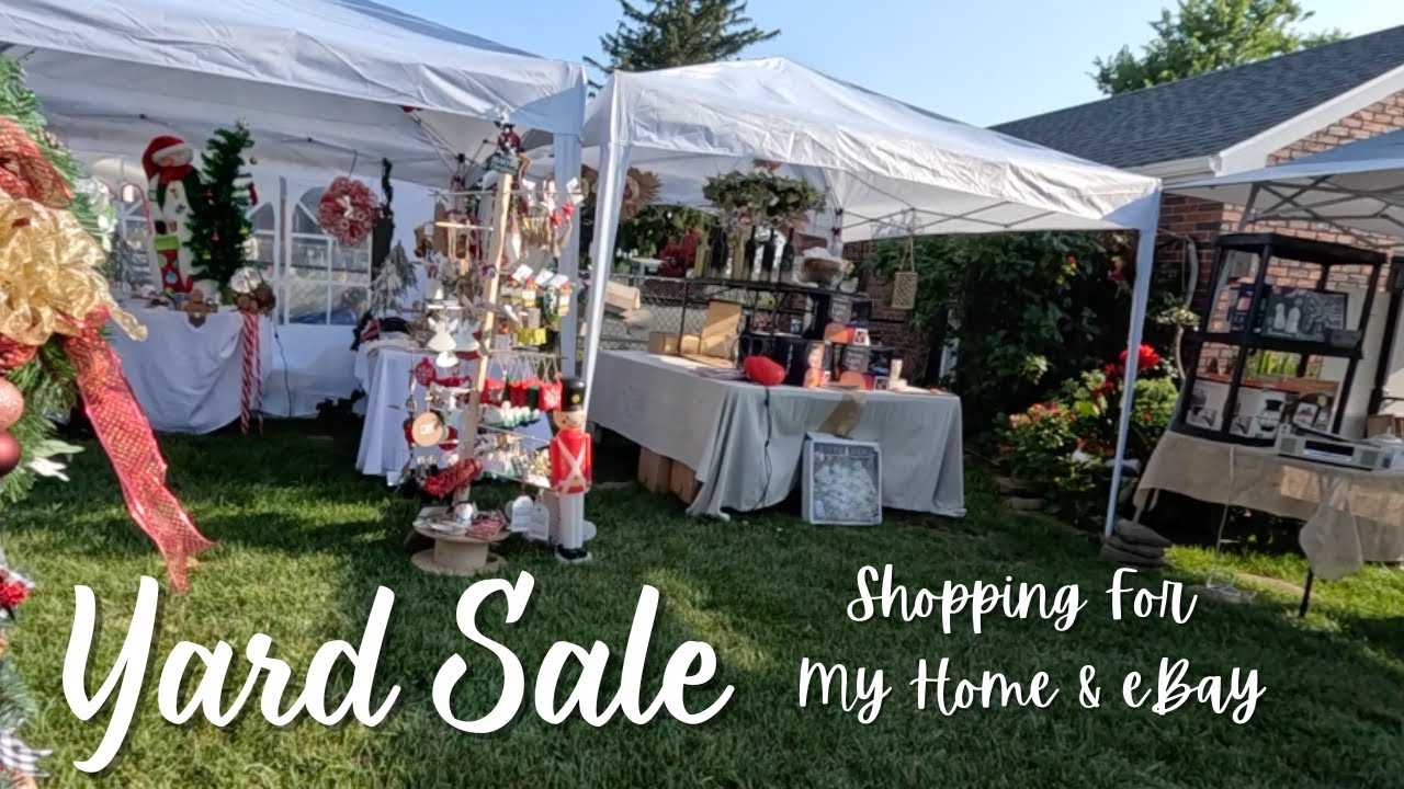 It's That Time Of Year! But It Won't Last Long - Yard Sale With Me!