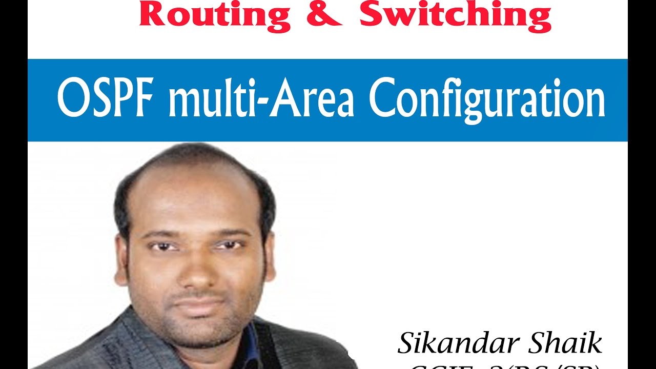 OSPF multi-Area Configuration - Video By Sikandar Shaik || Dual CCIE (RS/SP) # 35012