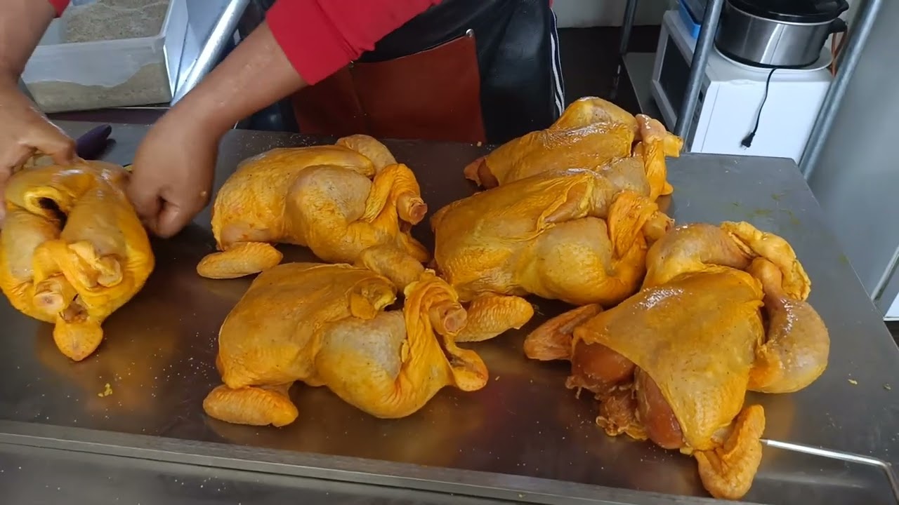 Forma fácil de envarillar pollos rostizados