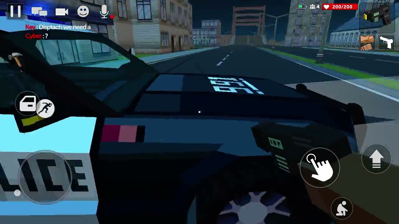 Playing simple sandbox 3 multiplayer! (police edition)