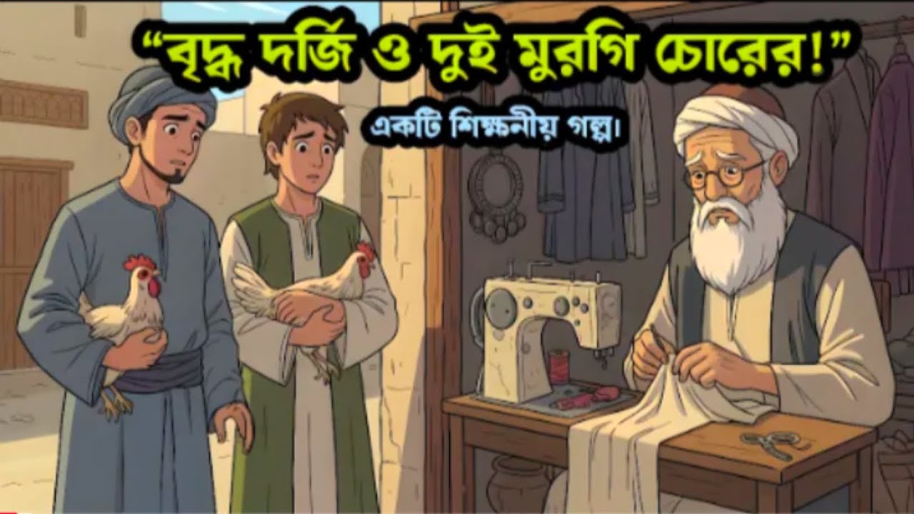 সততাই পারে মানুষের জীবন বদলাতে এই গল্পটি আমাদের এমনটাই বুঝায় বৃদ্ধ দোকানদার ও দুই মুরগি চোর..!