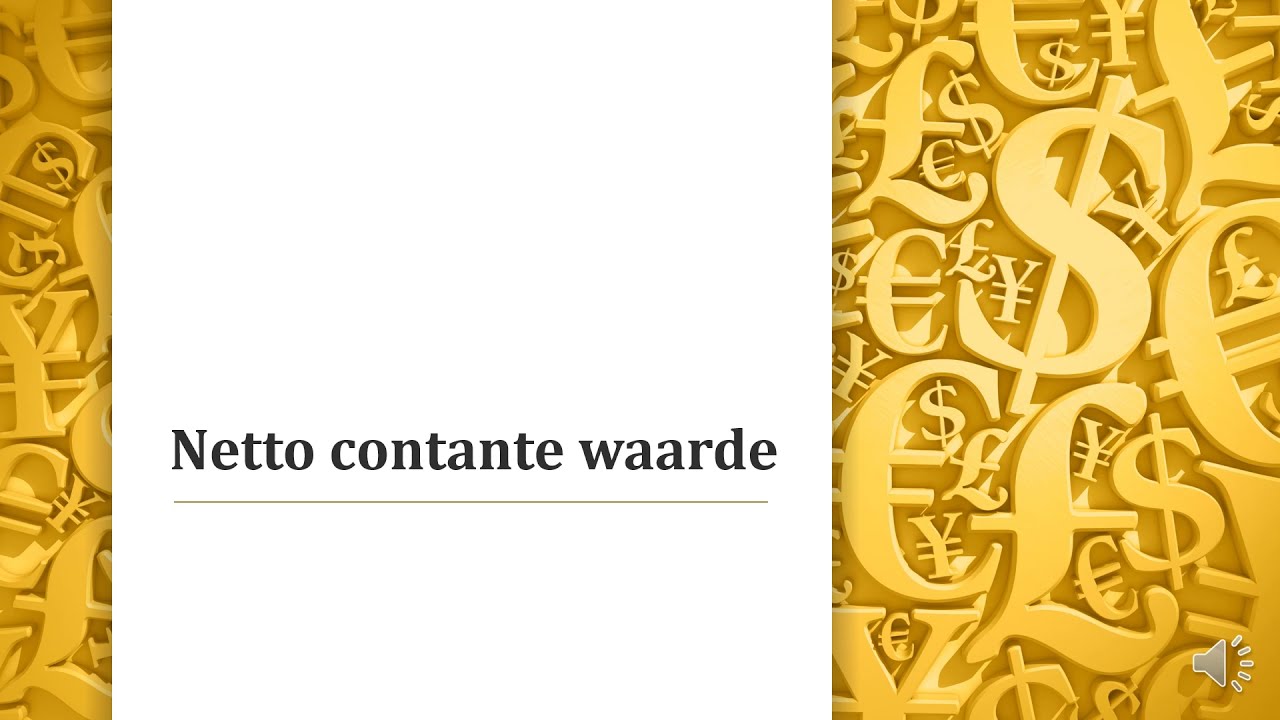 Netto Contante Waarde