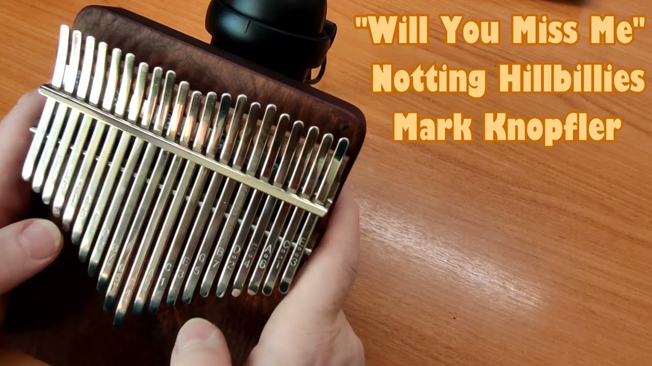 Will You Miss Me (The Notting Hillbillies & Mark Knopfler) - 21 key Kalimba cover