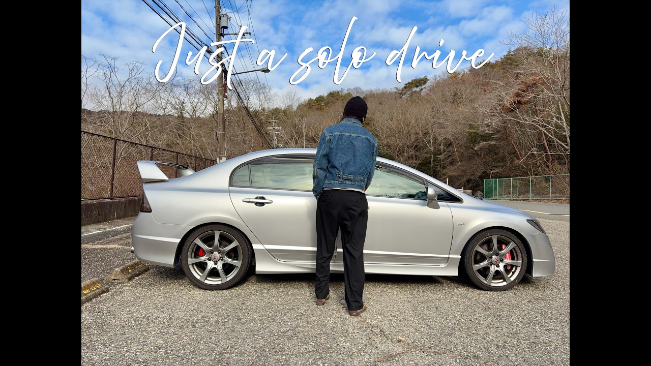 【Vlog】After work, I took a solo drive in my Civic Type R(FD2).