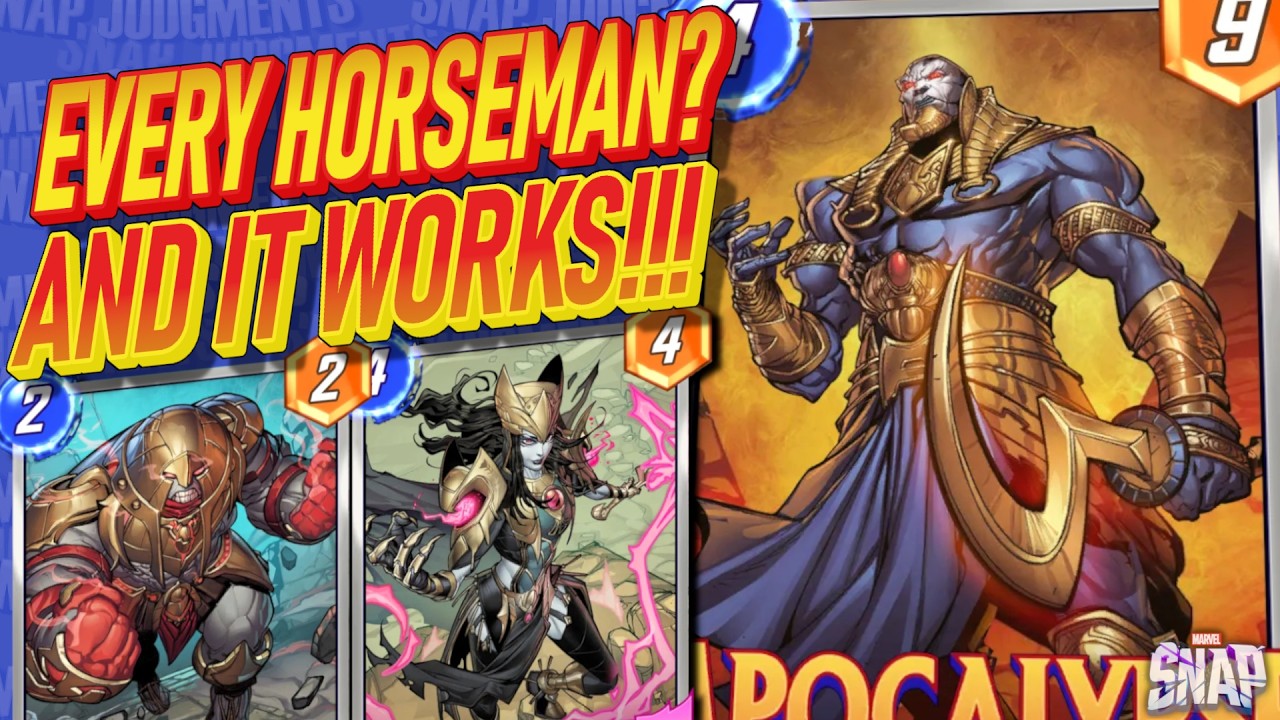 4 Horsemen of the Meta! CRAZY new Objective Deck! Marvel Snap 