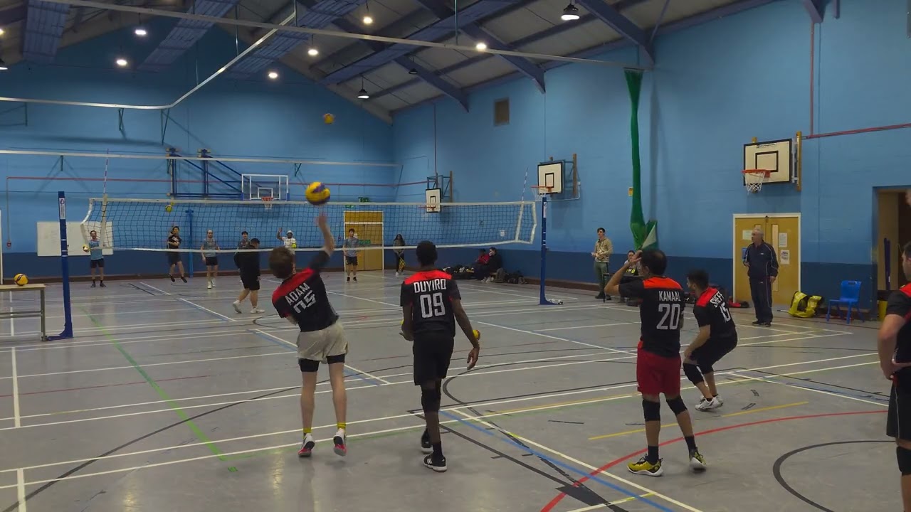 St. Philips Volleyball Club (Home): Mens 2 vs Rhinos - Warm up & Set 1