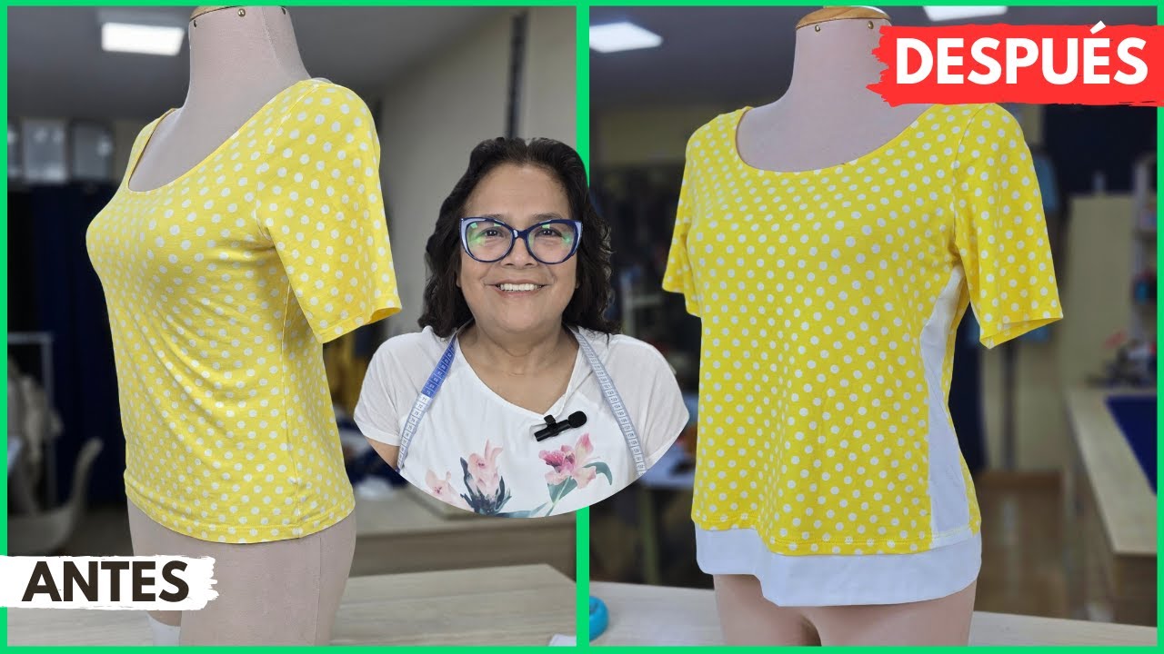 No te imaginas lo fácil que es ensanchar un polo (¡Mira esto!)