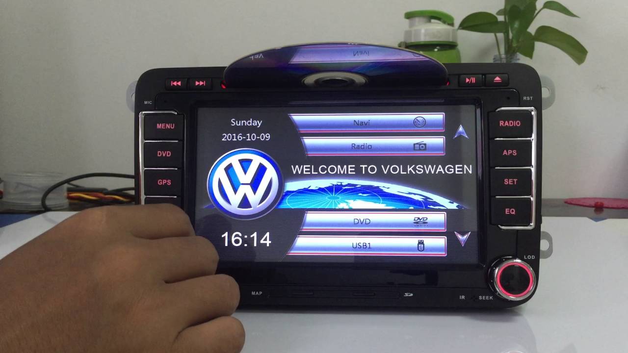 ZK-7288V 7 Inch Capacitive  VW Passat Jetta Car Radio GPS 3G