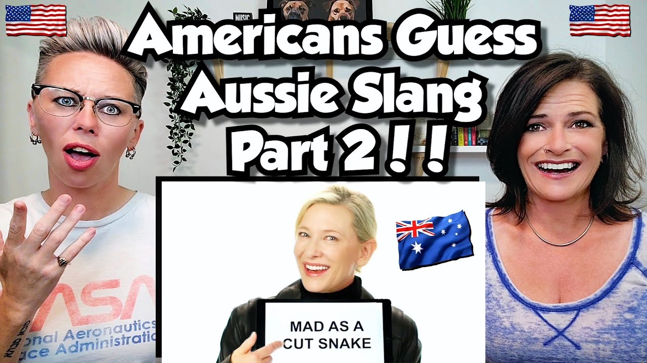 American Couple Reacts: Aussie Slang! Guessing & Learning with Cate Blanchett! THIS WAS HARD!