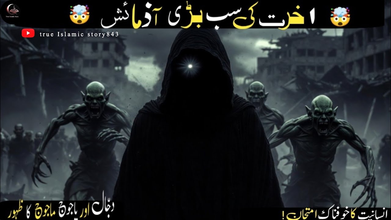 🛡️ Story of Dajjal + Yajooj Majooj | True Islamic Story 🌙🔥 #dajjal #yajoojmajooj 