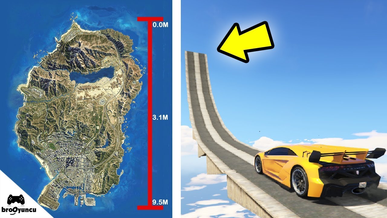 RAMPA'DAN ŞEHRİN SONUNA UÇMAK - GTA 5