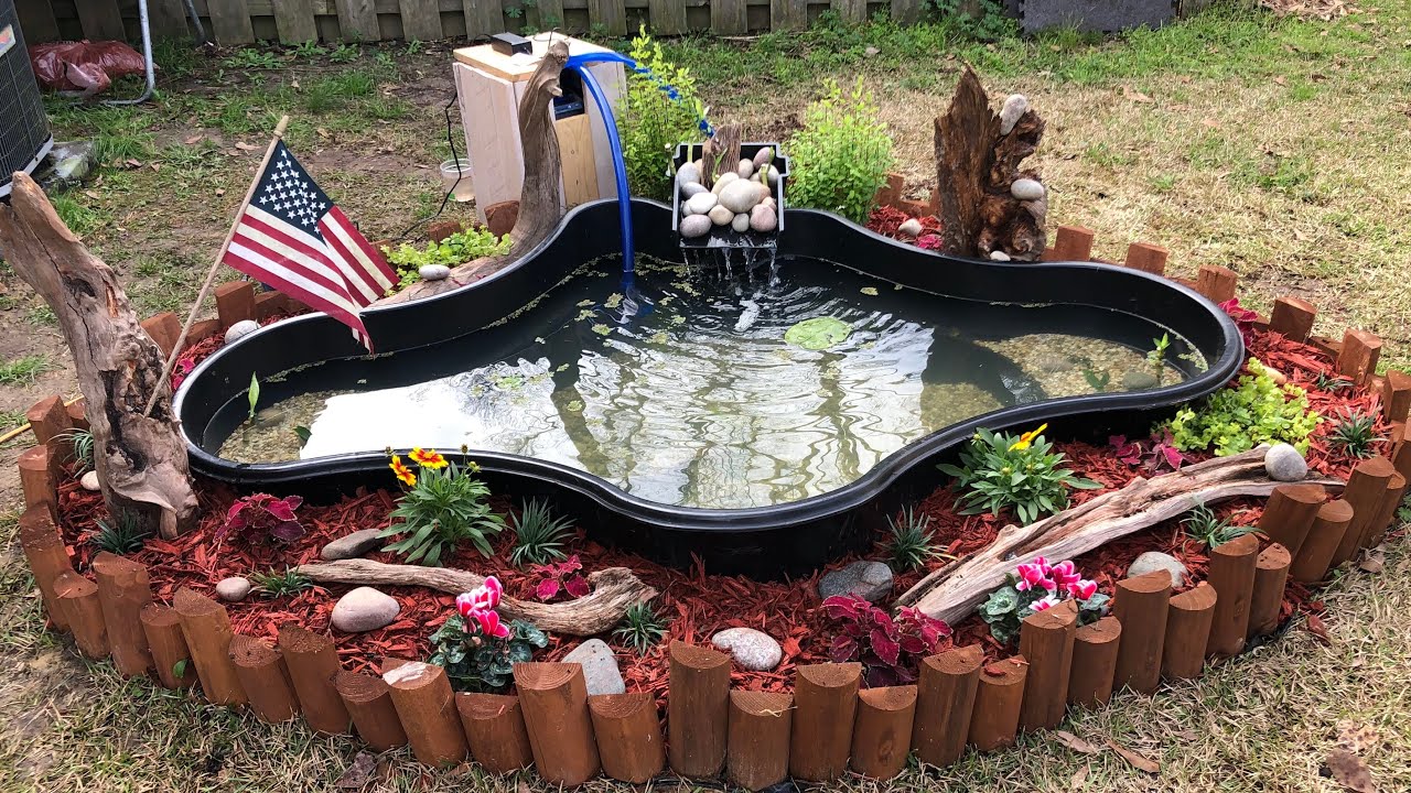125 Gallon Garden Pond Project!