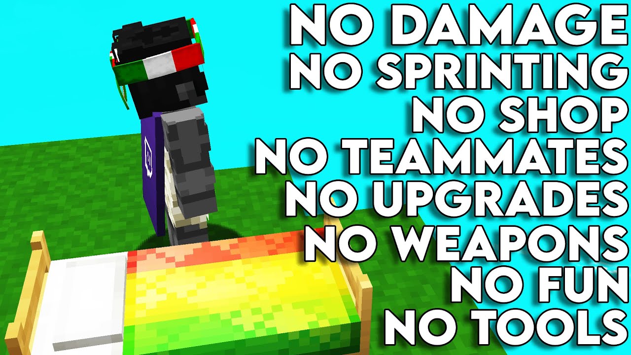 Making Minecraft's Hardest Bedwars Challenge EVEN HARDER