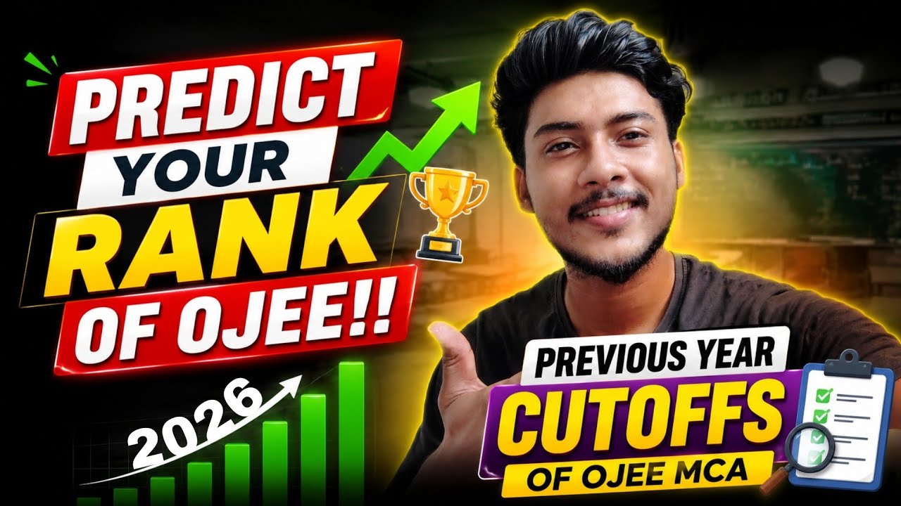 PREVIOUS YEAR OJEE CUTOFFS || OJEE RANK 2026 PREDICTOR ||