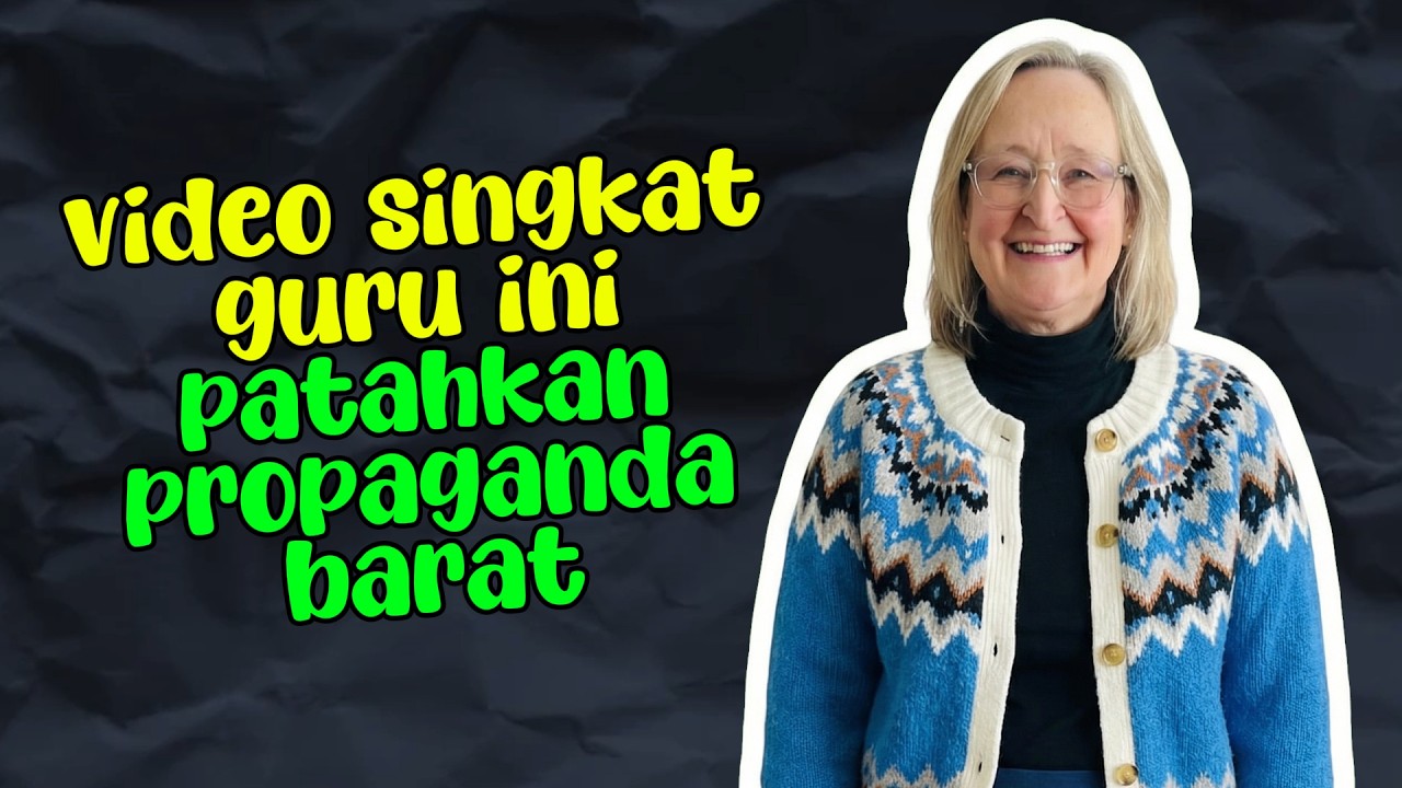 Video Viral Dua Menit Guru Ini💥💥Patahkan Propaganda Barat