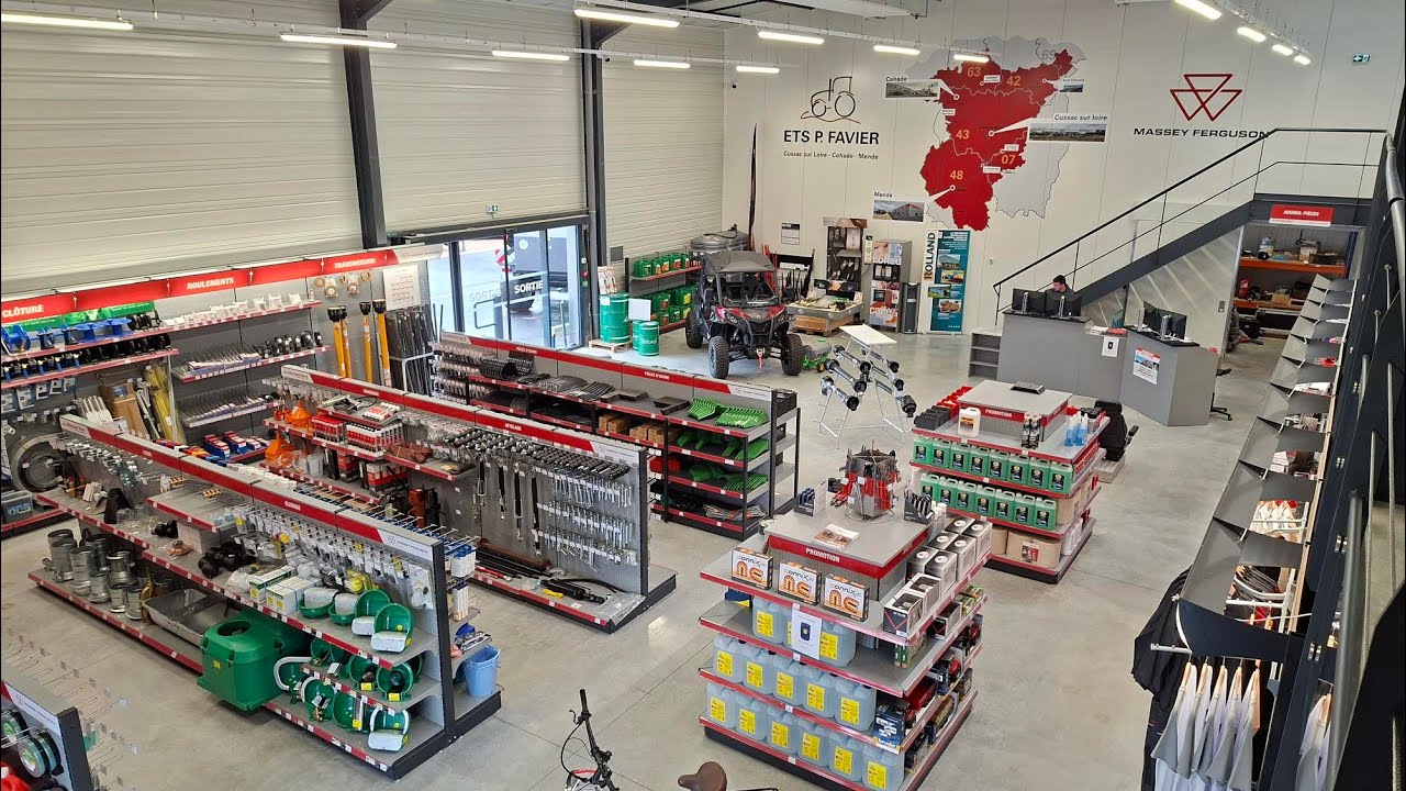 Ets Favier à Mende 48 Magasin Massey Ferguson ▲ AGCO Libre service