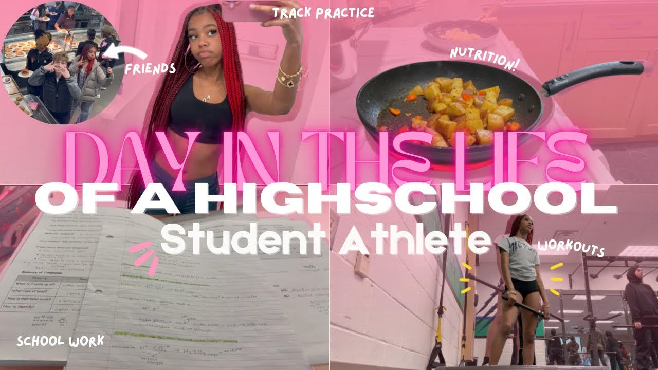 Day in the Life of a HIGHSCHOOL ATHLETE! | Training, Studying, Friends, Cooking, and more!