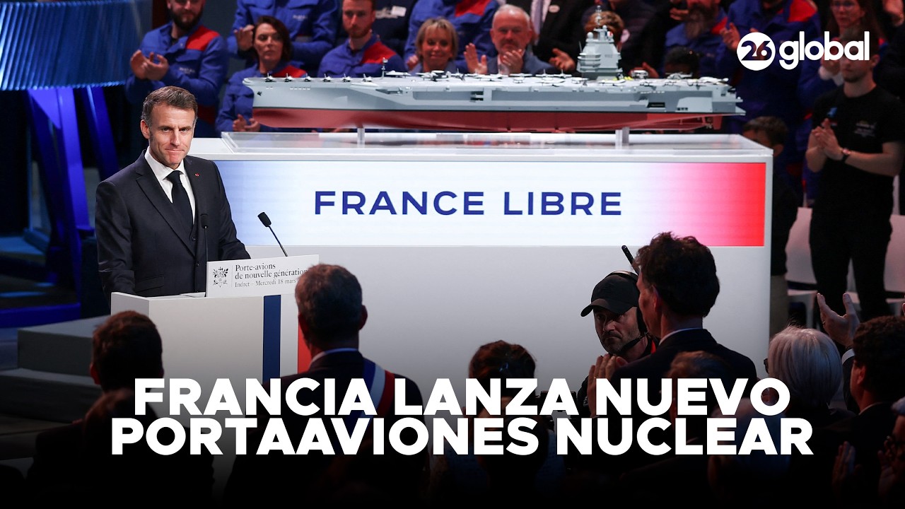 🚨 ESCALA MILITAR | Francia refuerza su flota con un nuevo portaaviones nuclear #26Global