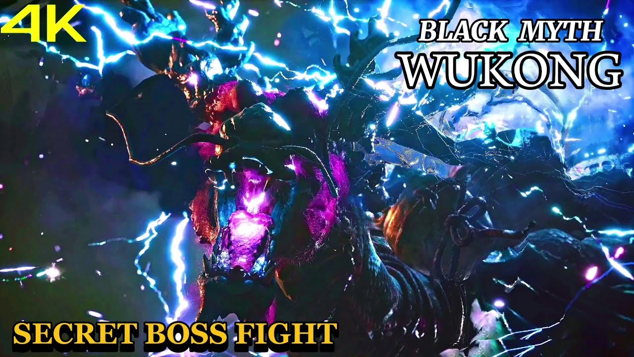 Black Myth : Wukong - Red Loong Chapter 1 Secret Boss fight & Location (4K60fps)