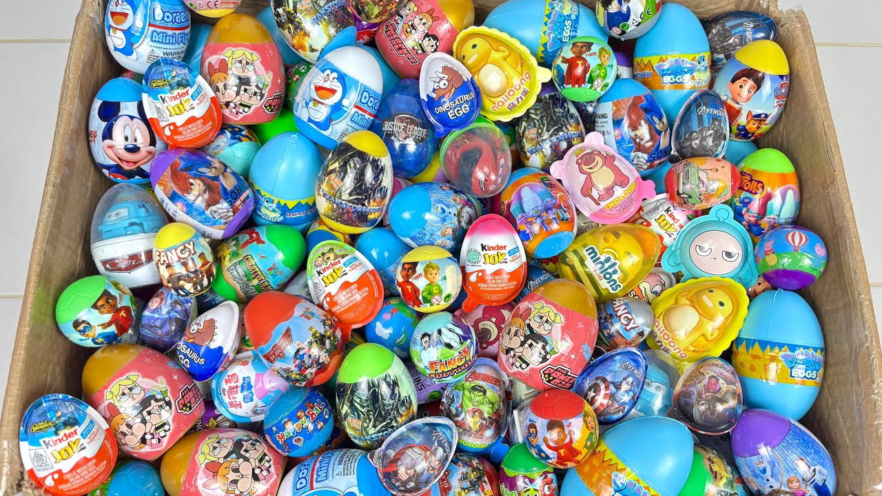 Unpacking So Many Satisfying Surprise Egg, Surprise Ball With Defferent Character | ASMR