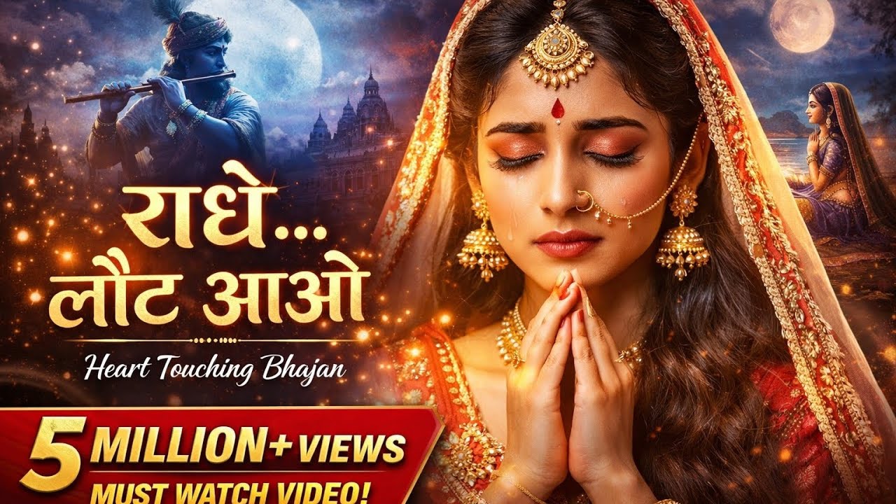 राधे लौट आओ.... भक्त रो रहे हैं। सबसे दुखभरा भजन 😭😭😨 Must Watch Video।