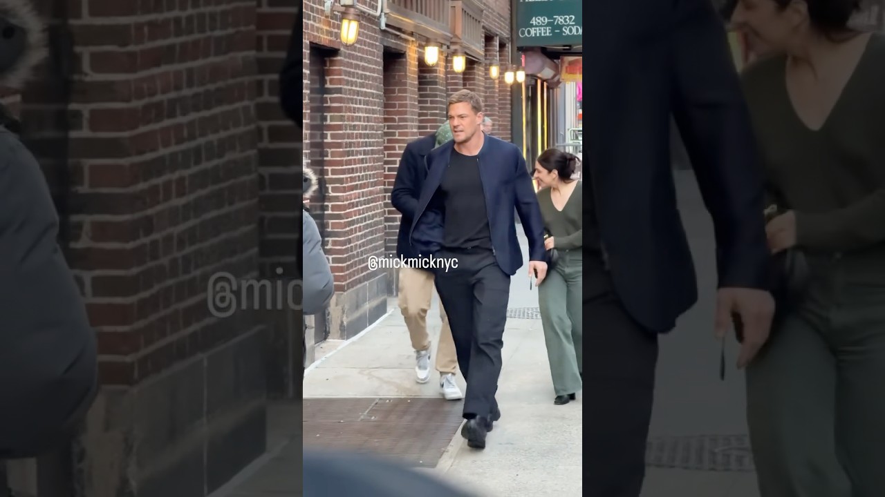 Reacher star Alan Ritchson in NYC and is also filming the new movie: &lsquo;The Man with the Bag&rsquo;