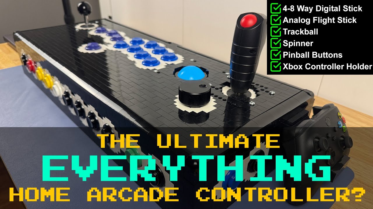 The Ultimate ULTIMATE "Largely-LEGO" Combo/Hybrid Home Arcade, PC, and Console Controller!